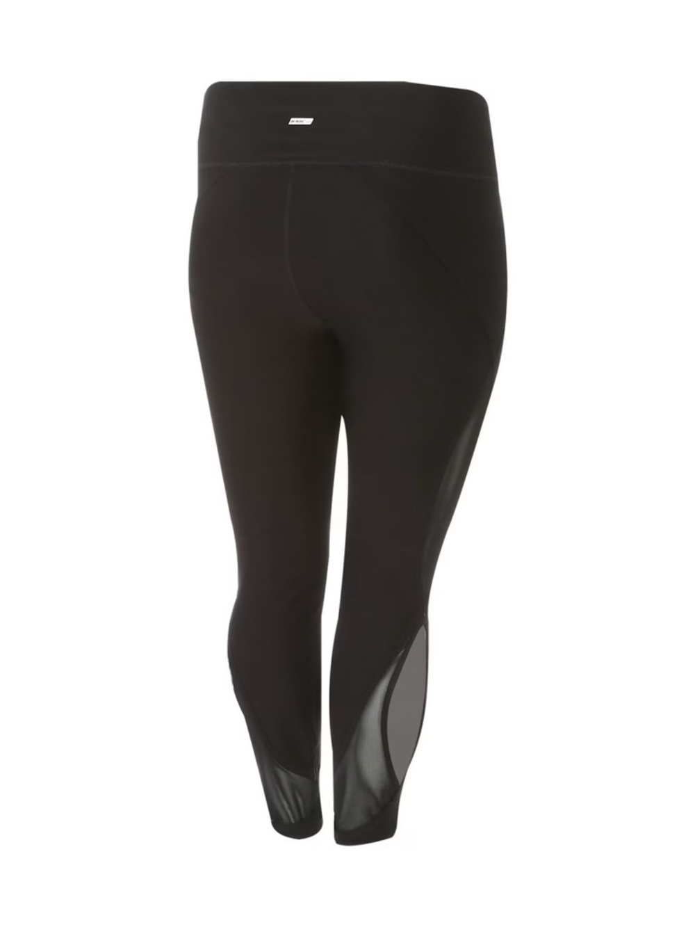 Athletic Works Dri-More Black Soot Cropped Capri Workout Performance Leggings L